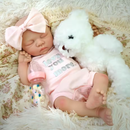 Boneca Reborn Realista Belinha Silicone Sólido Molinho