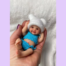 Boneca Mini Reborn Realista Melina Silicone Sólido Molinho