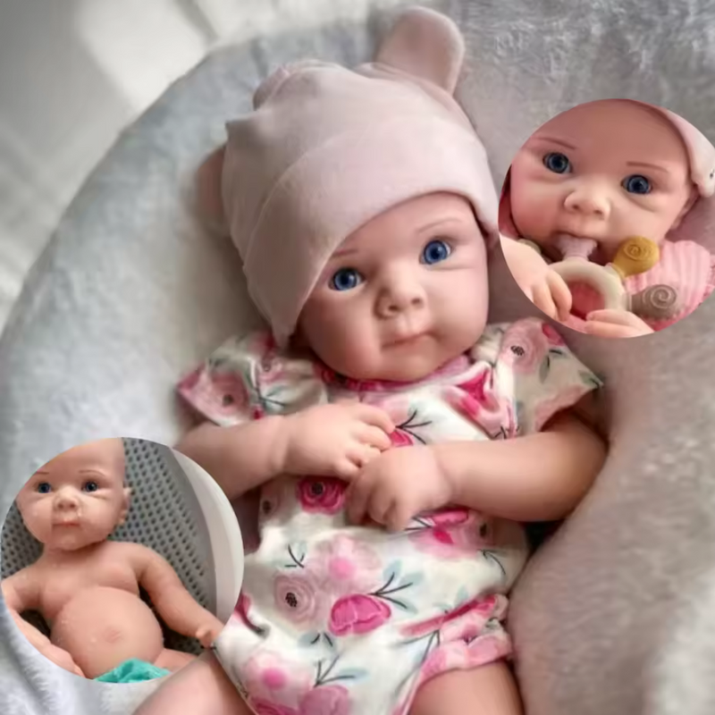 Boneca Reborn Realista Liza Silicone Sólido