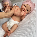 Boneca Reborn Realista Misha Silicone Sólido