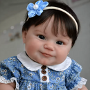 Boneca Reborn Realista Beca Vinil Siliconado Macio 50cm