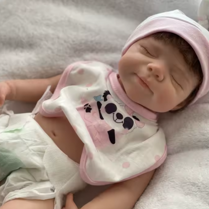 Boneca Reborn Realista Larissa Silicone sólido