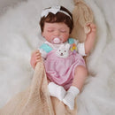 Boneca Reborn Realista Madu Vinil Siliconado Macio 48cm