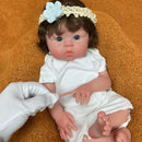 Boneca Reborn Realista Aurora Silicone Molinho 45cm