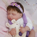 Boneca Reborn Realista Aline Vinil Silconado Macio 48cm