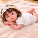 Boneca Reborn Realista Aurora Silicone Molinho 45cm