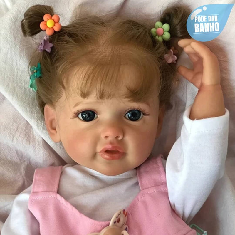 Promoção Novo Modelo Boneca Bebe Reborn Toda De Silicone